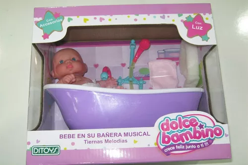 Bañera Musical con Bebe de Juguete