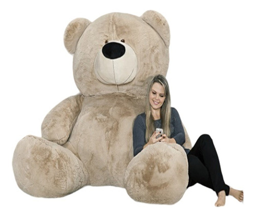 Urso Gigante Grande Pelúcia 2 Mts 200cm Super Presente Natal