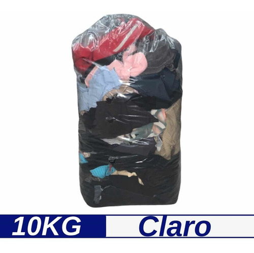 Trapos Limpieza Industrial - Claro 70% Algodón 10 Kg