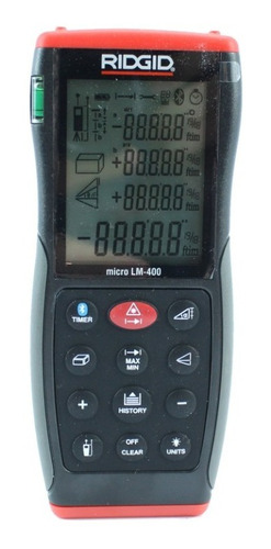 Medidor Distancia Láser Ridgid Lm-400 Alcance 70m 10405010