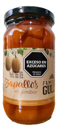Zapallos En Almibar 330gr Famiglia Gullo