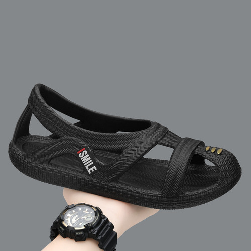 Sandalias De Playa Informales Para Hombre, Zapatillas Transp