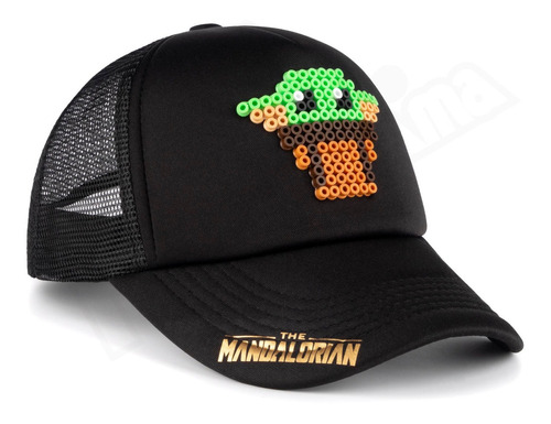 Gorra The Mandalorian - Grogu Star Wars - Pixel Art 3d Retro