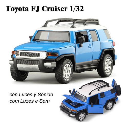 Vehículo Todoterreno Toyota Fj Cruiser En Miniatura, Coche D