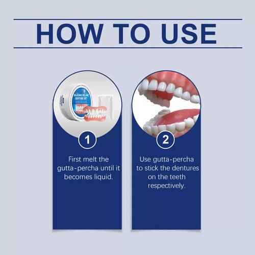 Fit Juego De Prótesis Dentales Superiores E Inferiores