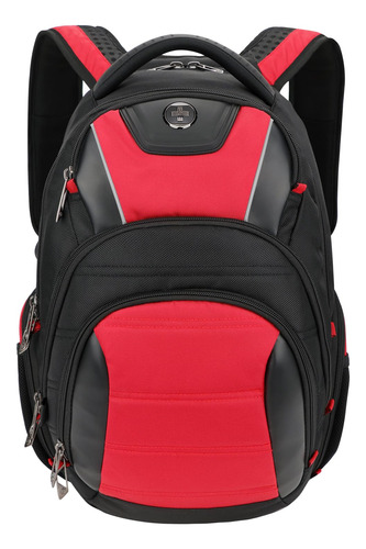 Swissdigital Mochila De Circuito De Diseno Para Hombre, Negr