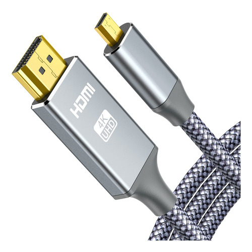 Oldboytech Adaptador De Cable Micro Hdmi A Hdmi 4k De 10 Pie