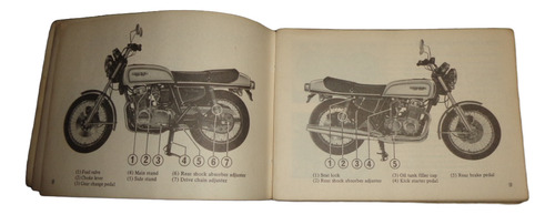 Honda Cb 750 F 1976 Manual De Propietario (Usado)