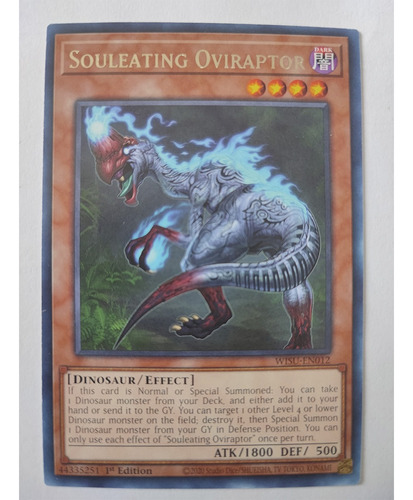 Yugioh Souleating Oviraptor - Wisu-en012 - Rare