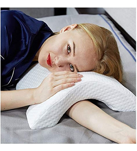 Almohada De Espuma Viscoelástica Con Orificio Para El Brazo,