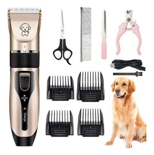 Kit De Recortadora De Pelo Para Mascotas, Peine De Bajo Ruid