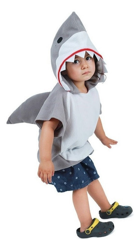 B Disfraz Capucha Tiburón Animal Halloween For Niños Jugando