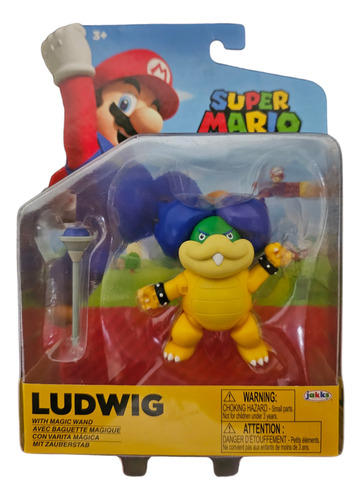Super Mario® Figura Articulada De Ludwig Von Koopa Original