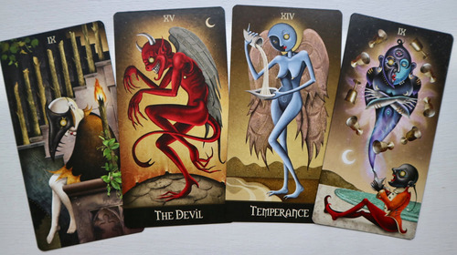 Deviant Moon Tarot - Base Rider Waite - Para Imprimir + Guía