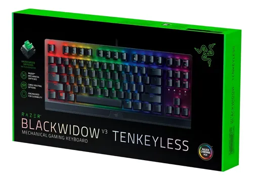 Teclado para jogadores Razer Blackwidow V3 Tenkeyless QWERTY Razer