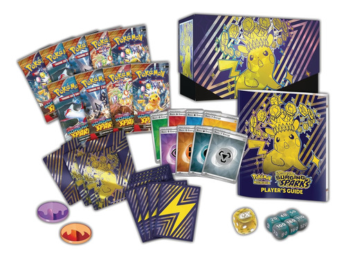 Pokémon Tcg: Surging Sparks Elite Trainer Box En Ingles Surging Sparks Inglés
