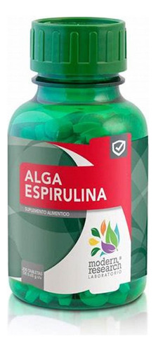 Alga Espirulina 60 Tabletas Modern Research Sabor Sin Sabor