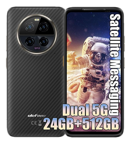 Ulefone Armor 23 Ultra 5g Celular 120w Cargador Mensaje Satelital 24gb+512gb 6.78 Fhd+ 50+50mp Cámara Dimensity 8020 Andriod13 Doble Sim Smartphone