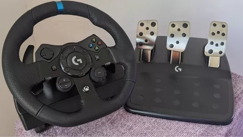 Volante Logitech G923 com pedal + Câmbio Driving Force Shifter para X-box -  Faz a Boa!