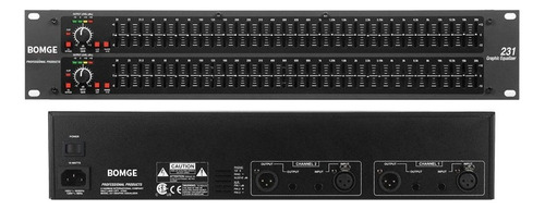 Ecualizador Gráfico Bomge Crossover Professional 231 Eq