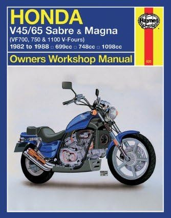 Haynes Manual De Reparación - Vf750 Sabre/magna V-four Stree