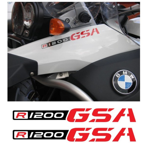 Adesivos Emblema Compatível Com R1200gs Gsa Branca R1200gs03