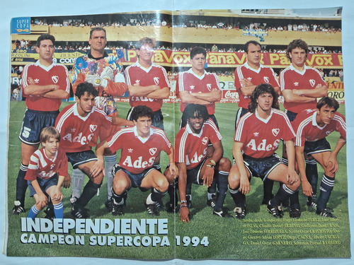 El Gráfico Independiente Campeón Supercopa 94 C/ Póster (Usado)