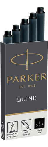 Parker 1950382 Recambio De Pluma Estilografica Quink Caja...