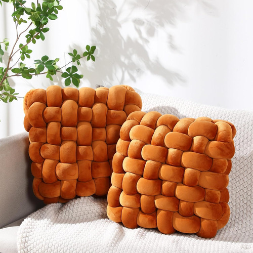 2 Pcs Nudo Almohada Almohada Suave Decoración Hogar Co...