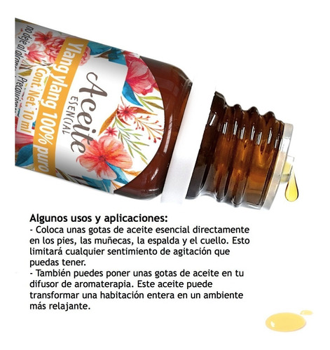 Ylang Ylang 10 Ml Aceite Esencial 100% Puro