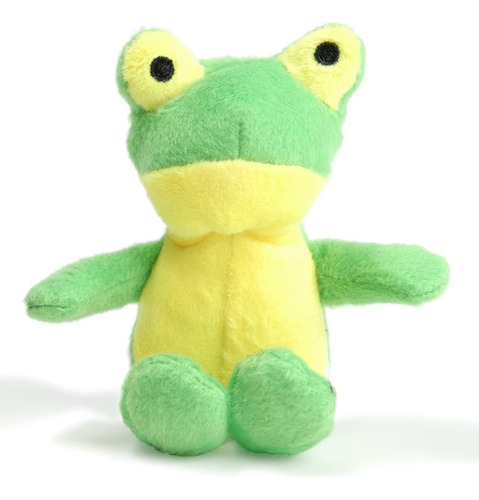 Glory To Dog Tinytoy Green Frog Peluche Juguete Para Perros 