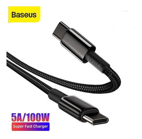 Baseus Cable Usb 100w Laptop Macbook Nintendo Switch Cel