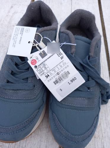 Imagen 4 de 6 de Zapatillas Deportivas Niño Zara Talle 34 21,5 Cm Envio Grati