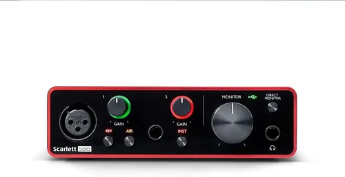 Focusrite Scarlett Solo Studio Mkiii Mic Interfaz Audífonos