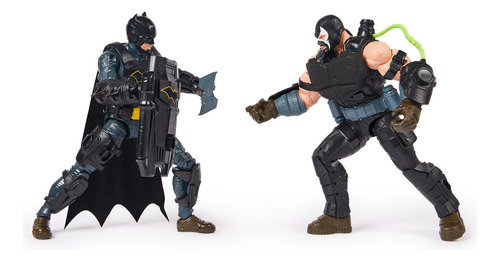 Set Batalla Batman Vs Bane De 30 Cm, 14 Accesorios Incluidos
