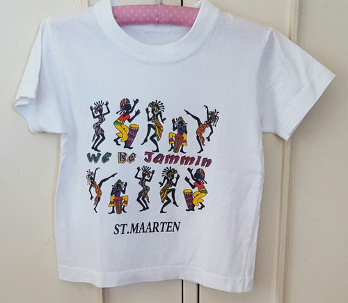 Remera Blanca St. Maarten - Talle 4