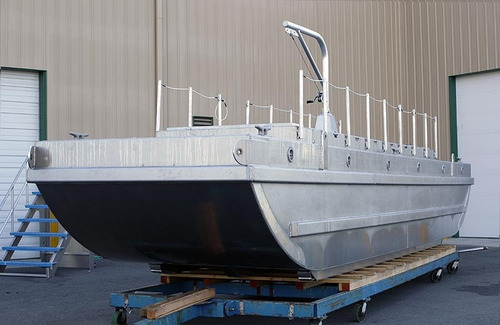 Flutuante Lancha Balsa Aluminio Naval Qualquer Finalidade