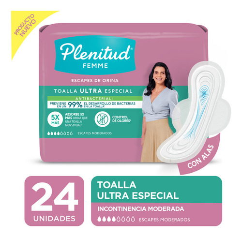 Toalla Plenitud Femme Ultra X24 Un