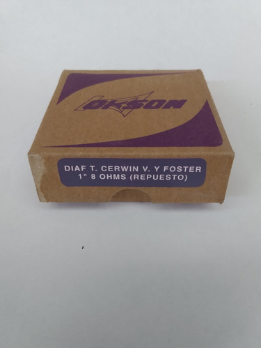 Diafragma 1 Pulgada Okson Para Tweeter Cw Foster (2 Pzas)