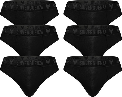 6-pack Brief Sinvergüenza Panther Para Hombre