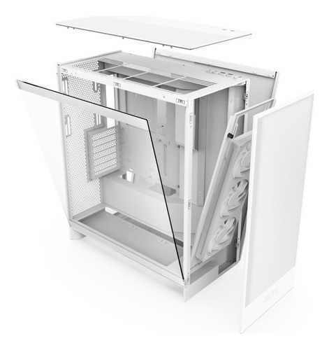 Gabinete Nzxt H7 Flow Rgb Blanco Versión 2024
