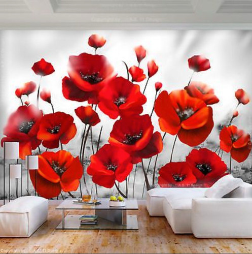 Vinil Autoadhesivo Full Color Decorativos Foto Mural Jardín