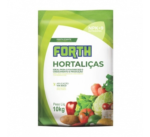 Imagem 1 de 5 de Fertilizante Forth Adubo Hortaliças - 10kg