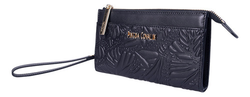 Bolsa Cheen De Piel Pineda Covalin Grabado Mariposa Dorado