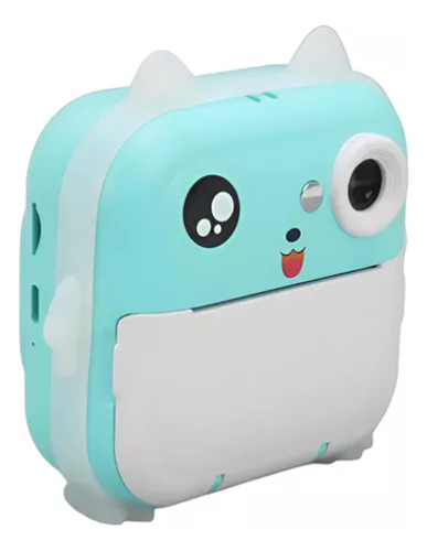 Latwne 32g Memory Children Mini Camera Hd Cámara De Fotografía Digital Cámara De Impresión Instantánea Para Niña De Navidad Azul