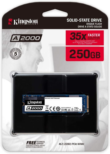 Disco Duro Solido Ssd M.2 Kingston 250gb 3d Nand Nvme Pcie