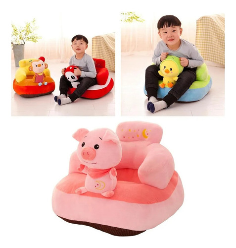 Funda De Asiento De Sofá Soft Pig Para Asiento Infantil