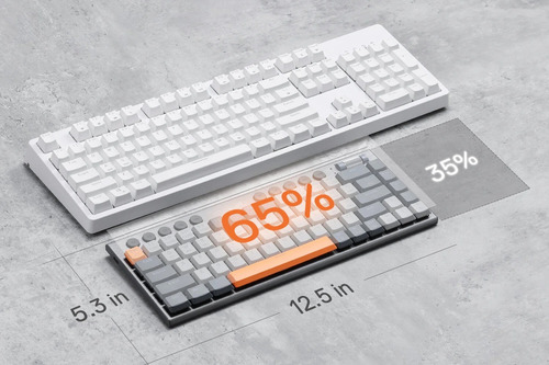 Teclado Mecanico Redragon Horus Se K609 Rgb Pro Gris Inglés Internacional