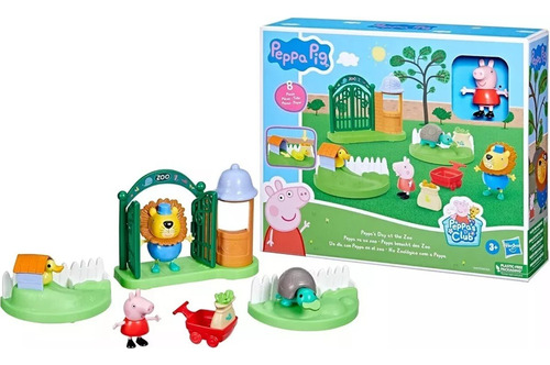 Set De Juego Hasbro: Un Día Con Peppa Pig En El Zoológico