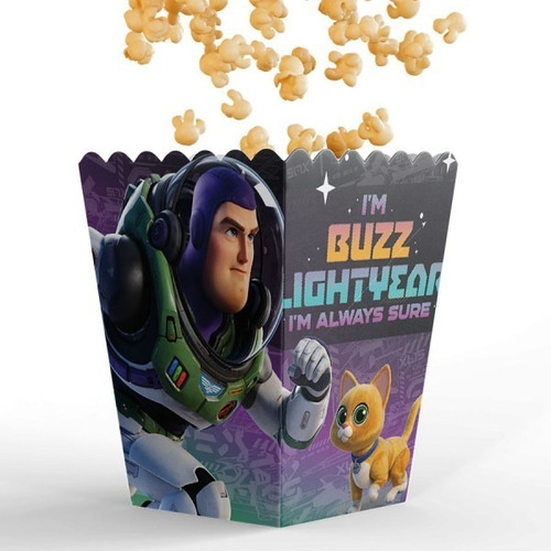 Pack X 6 Cajas Pochocleras Buzz Lightyear Original Cotillón